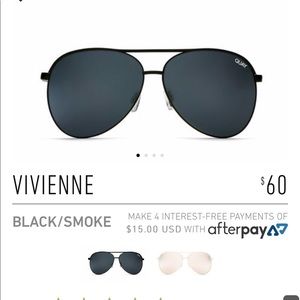 Quay Australia Aviator sunglasses Extra large